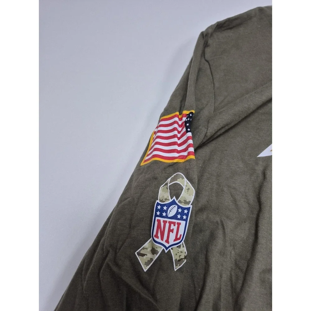 Baltimore Ravens Shirt Mens 2XL Green NFL Football Salute To Service Nike
